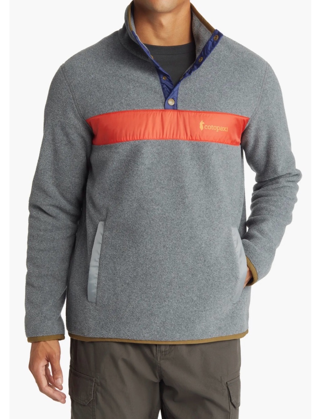 Cotopaxi Teca Fleece Pullover In Volcanic Action